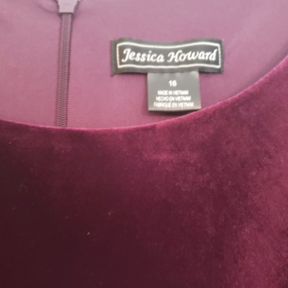 Jessica Howard Purple Long Sleeve Dress - Picture 7 of 10